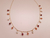 Choker Ouro 18K - Modelo Rose Beads