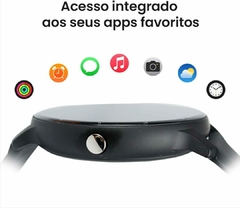 Smartwatch Relógio Inteligente My Watch I Fit Haiz Tela Full Touch 1.28" Resistente à Água IP67 com Modos Esportivos e Recebimento de Notificações