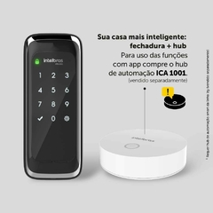 Fechadura Smart de Sobrepor Compatível com Alexa IFR 1001 Preto Intelbras