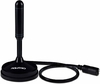 Aquario DTV-100 - Antena Interna TV Digital HDTV Cabo com Conector F Macho, Preto