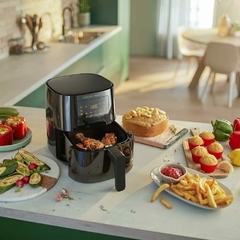 Imagem do Philips Walita RI9252/91 Série 3000 - Fritadeira Airfryer Digital, 4.1L de capacidade, 127V, 1400W, Preta