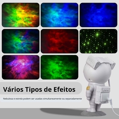 Imagem do Projetor Astronauta de Luz Galáxia Estrela Luz Noturna de Brilho e Velocidade Ajustáveis para Decoração de Quarto e Casa, Ideal para Bebês, Crianças e