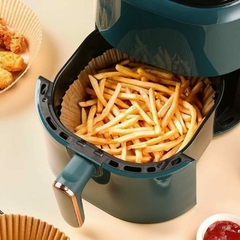 Forma Descartável para AirFryer Papel Quadrada Antiaderente Forro Protetor à Prova De Gordura Para Fritadeira Sem Óleo 20cm Tamanho Universal Compatív - comprar online