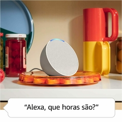 Echo Pop | Smart speaker compacto com som envolvente e Alexa | Cor Preta - loja online