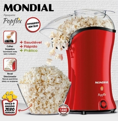 Pipoqueira Popflix, Mondial, Vermelho, 1200W, 220V - PP-03 na internet