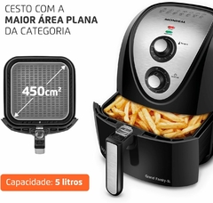 Fritadeira Sem Óleo Air Fryer 5L, Mondial, Preto/Inox, 1900W, 220V - AFN-50-BI - comprar online