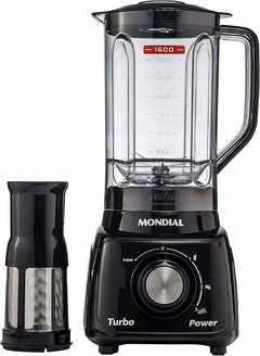 Liquidificador Turbo Power, Mondial, Preto, 550W, 110V - L-99 FB - comprar online