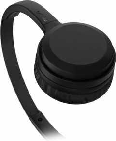 Headphone Philips bluetooth on-ear com microfone e energia para 15 horas na cor preto TAH1108BK/55 - loja online