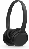 Headphone Philips bluetooth on-ear com microfone e energia para 15 horas na cor preto TAH1108BK/55