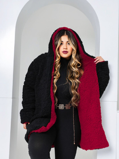 Casaco Teddy Plus Size Dupla Face - comprar online