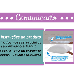 Imagem do Kit 4 UNIDADES de Travesseiros impermeável 50x70 Lavável Fibra Siliconada antialérgico *COM ZIPER*