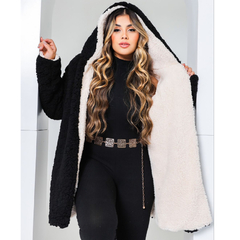 Casaco Teddy Plus Size Dupla Face - comprar online