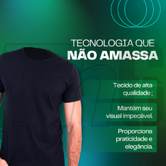 Kit 4 Camisetas Masculinas Básicas Conforto Lisas Poliéster Premium - YesVitrine