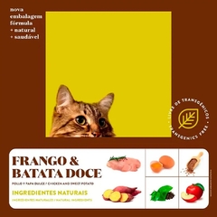 Kit 3 Pacotes de Ração para Gatos Castrados de Frango ou Salmão e Batata Doce - comprar online