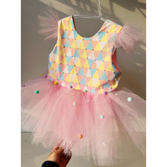 Vestido circo rosa romper + laço. roupa circo rosa. Romper circo. fantasia infantil de carnaval - comprar online