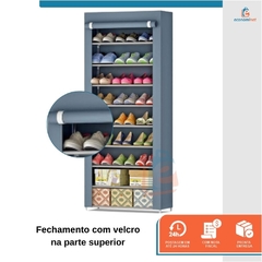 Sapateira Organizadora com 9 Prateleiras para Organizar Sapatos Calçados Chinelos Roupas Objetos 24 Pares - Cores - comprar online