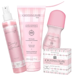 Kit Giovanna Baby Body Splash Classic Loção Hidratante Classic Sabonete Classic Desodorante Roll-On - loja online