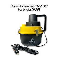 Aspirador De Pó E Liquido Automotivo Portátil Turbo Potente 90w 12v