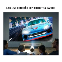 Imagem do Projetor 4K HD 150 Polegadas Celular, Tv B0x, Xbox, PS, Pc, Wifi HY300 Pro Magcubic Envio Imediato