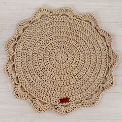 Plato de sitio tejido Crochet en internet