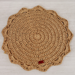 Plato de sitio tejido Crochet - Creta