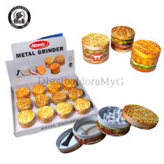 Picador Metal Hamburguesa 4P