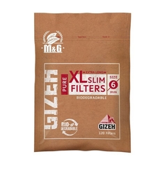 filtro gizeh slim pure biodegradable 6mm x 120