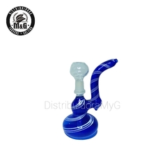 Bong Pyrex Base Color y Cazoleta transp 16cm