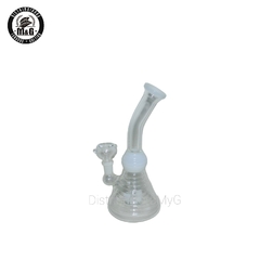 Bong Vidrio Espiral Transparente 22 cm