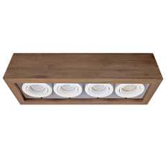 Cardánico 4l Dicroled Madera Álamo Interior Blanco Nordico