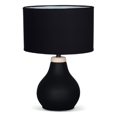 Combo Veladores Modernos Nordicos Blanco/Negro Con Madera - Onda Luz Iluminación