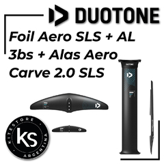 DUOTONE FOIL SET COMPLETO + ALAS CARVE 2.0 SLS - 2025 (CO 2024)