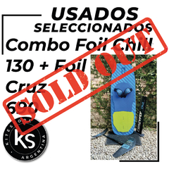 CRAZYFLY COMBO Foil Chill 130 + Foil Cruz 690 - c/ straps de regalo