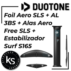 DUOTONE Foil + ALAS AERO FREE SLS + ESTABILIZADOR SURF S165 - 2025