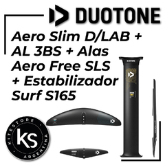 DUOTONE Foil + ALAS AERO FREE SLS + ESTABILIZADOR SURF S165 - 2025 - comprar online