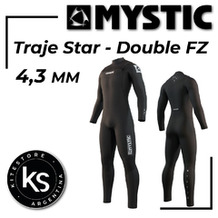 MYSTIC Star Fullsuit 4,3 mm Men - Double FZ - Black