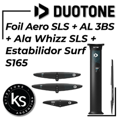 DUOTONE FOIL SET COMPLETO + ALAS WHIZZ SLS + ESTABILIZADOR SURF S165 - 2025 (CO 2024)