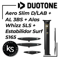 DUOTONE FOIL SET COMPLETO + ALAS WHIZZ SLS + ESTABILIZADOR SURF S165 - 2025 (CO 2024) en internet