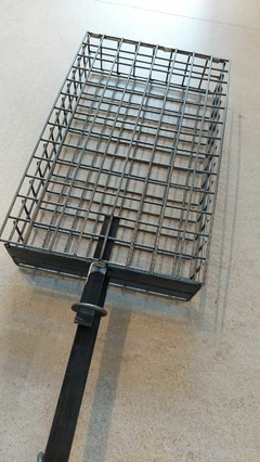 Canasto para grillar verduras y carnes grande - grillera grande - tienda online