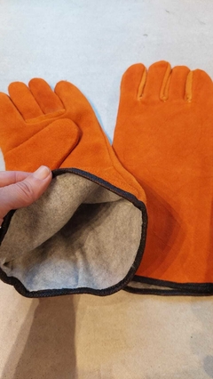 par guantes cuero para parrilla asador y horno - comprar online
