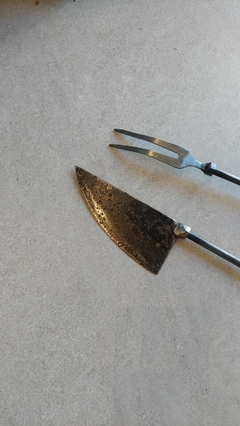 juego parrillero trinche y cuchillo de disco de arado - comprar online