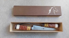 juego parrillero campo cuchillo hoja 16cm + tenedor largo en caja - comprar online