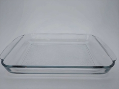 fuente molde rectangular vidrio templado
