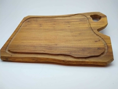 Tabla de madera castaño