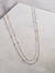 Choker Banhado Ouro 18K e Ródio Branco (35cm)+5 Extensor - comprar online