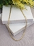 Choker banhado Ouro 18K e Ródio Branco (35cm)+5 Extensor