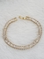 Pulseira Riviera Cristal Banhada Ouro 18K (17cm) - comprar online