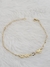 Pulseira Love+Coração Banhada Ouro18K ( 17,5Cm)+4 Extensor - comprar online