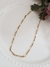 Choker 5x1 Banhada Ródio Branco e Ouro 18K (35cm)+5 Extensor