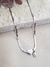 Choker Laminado Banhado Ródio Branco (35cm) - comprar online